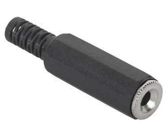 Ficha Jack 3,5mm Fêmea Stereo