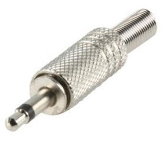 Ficha Jack 3,5mm Metálica Mono