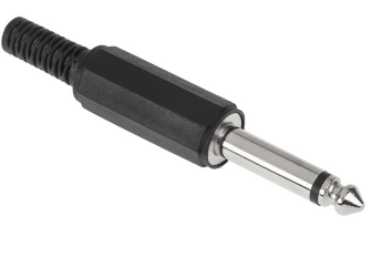 Ficha Jack 6,5mm Macho Mono