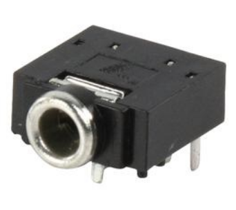 Ficha Jack Femea 3,5mm Stereo