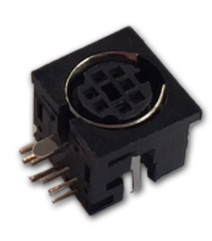 Ficha Mini DIN 7 Pinos Femea p/ C.I.