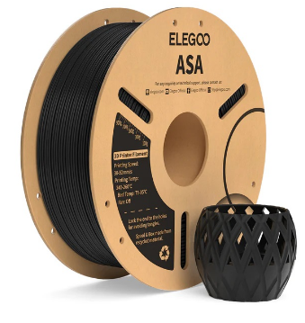 Filamento de Impressão 3D ASA 1,75mm 1Kg (Preto) - ELEGOO