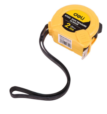 Fita Métrica de Aço 2m/13mm (Amarelo) - DELI