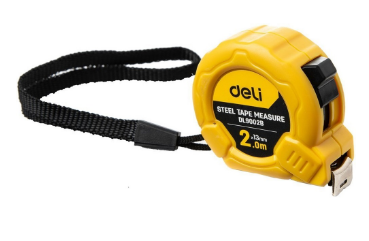 Fita Métrica de Aço 2m/13mm (Amarelo) - DELI