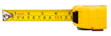 Fita Métrica de Aço 5m/25mm (Amarelo) - DELI