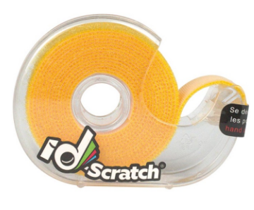 Fita de Velcro 2m x 2cm (Amarelo) - ID-SCRATCH