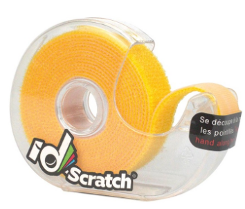 Fita de Velcro 2m x 2cm (Amarelo) - ID-SCRATCH