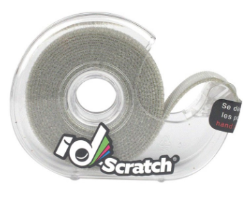 Fita de Velcro 2m x 2cm (Cinzento) - ID-SCRATCH