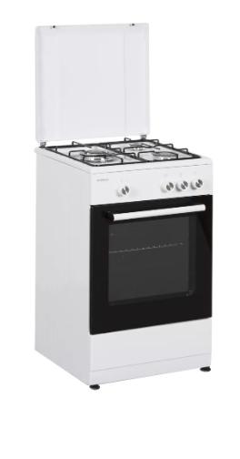 Fogão a Gás 3 Bocas + Forno 43L (Branco) - INFINITON