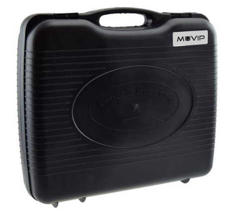 Fogão a Gás Portátil + Adaptador de Garrafa (1 Bico) - MUVIP