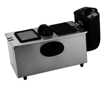 Fritadeira Elétrica 3L 2000W (Inox) - MUVIP