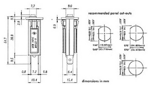 Fusivel Automático 2A 250VAC