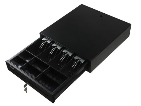 Gaveta de Dinheiro Manual 42cm RJ11 (Preto) - EQUIP