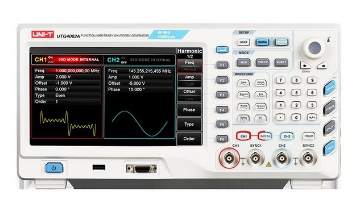 Gerador de Funções 2 Canais USB 80MHz - UNI-T