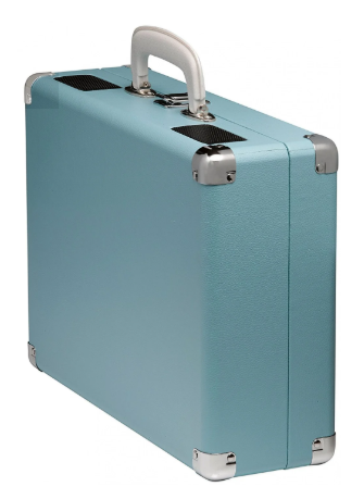 Gira Discos 2W c/ USB (Azul) - DENVER