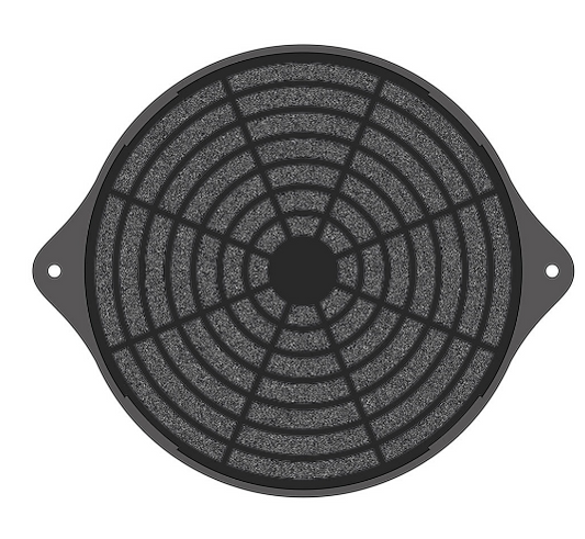 Grelha Plástica p/ Ventiladores 180,3 x 150,5mm