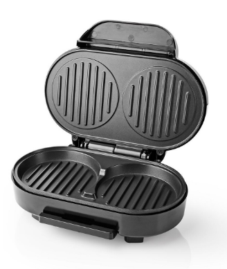 Grelhador de Hamburgueres 1000W (2 Grelhas) - NEDIS