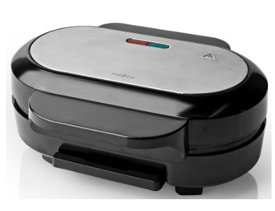Grelhador de Hamburgueres 1000W (2 Grelhas) - NEDIS