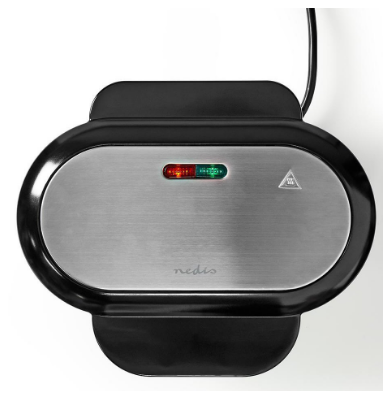 Grelhador de Hamburgueres 1000W (2 Grelhas) - NEDIS
