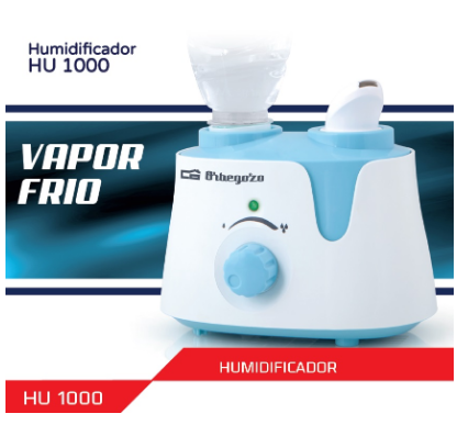 Humidificador de Garrafas "Vapor Frio" 12W (0,5L) - ORBEGOZO