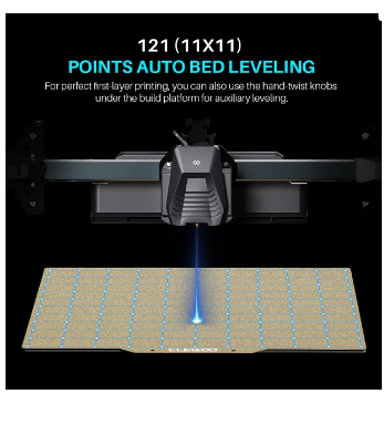 Impressora 3D Neptune 4 Pro (225 x 225 x 265 mm) - ELEGOO