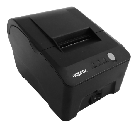 Impressora Térmica 203dpi 58mm USB / RJ11 (Preto) - APPROX
