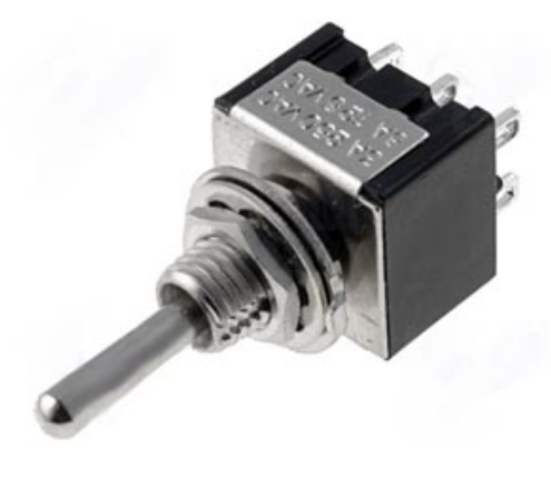 Interruptor Mini Alavanca ON-OFF-ON 3A