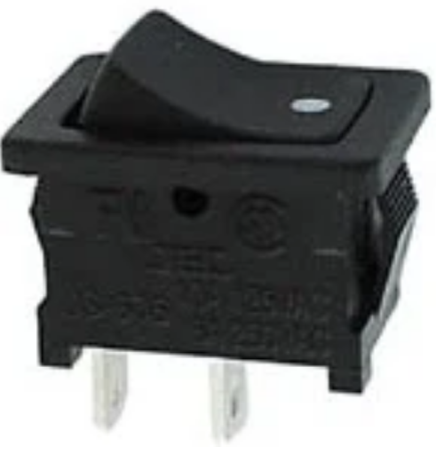 Interruptor Mini ON-OFF SPST 1C, 2P - 250V 6A