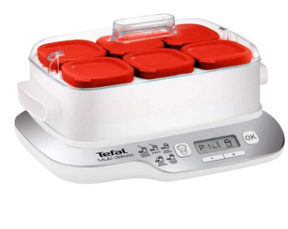 Iogurteira 0,84L 600W YG660132 (Vermelho/Branco) - TEFAL