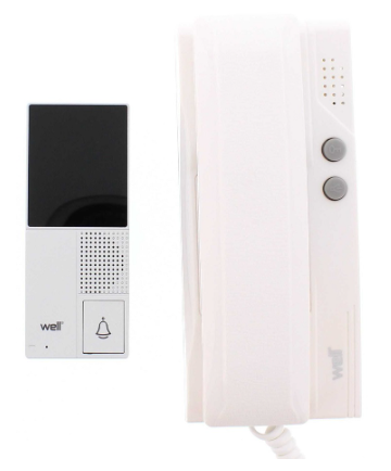 Kit Audio Porteiro 2 Fios - WELL