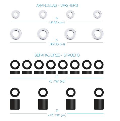 Kit de Montagem Universal p/ Tv´s em Suportes - TOOQ