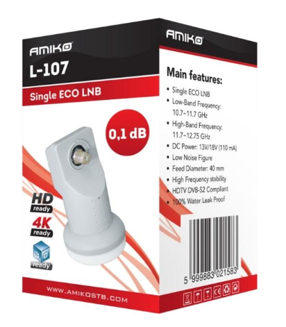 LNB UltraHD 3D 4K Universal (0,1dB) - AMIKO