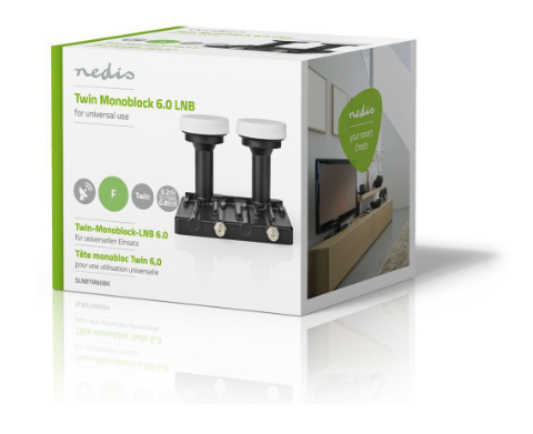LNB Universal Monobloco TWIN (6º) - NEDIS