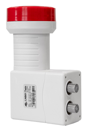 LNB Universal Twin Ultra HD 3D 4K 2 Saídas