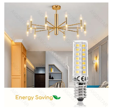 Lampada LED 220V E14 4,8W Branco Q. 3000K 360º 470Lm
