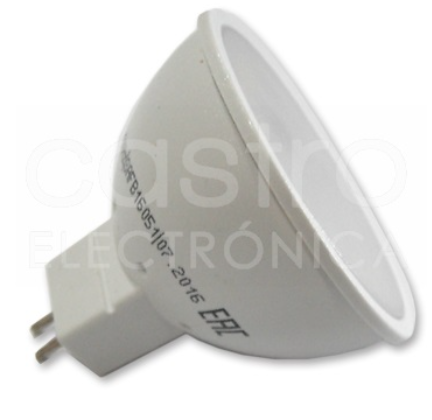 Lampada LED 220V MR16 7W Branco 4000K 560Lm