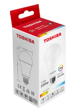 Lâmpada LED A70 E27 15W 3000K - TOSHIBA