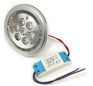 Lampada LED AR111 G53 Aluminio 220V 7x2W 6000K 840Lm
