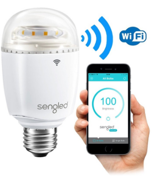 Lampada LED E27 6W Branco Q. 3000K 550Lm c/ Repetidor de Rede WiFi - SENGLED