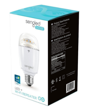 Lampada LED E27 6W Branco Q. 3000K 550Lm c/ Repetidor de Rede WiFi - SENGLED