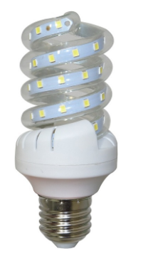 Lampada LED E27 Espiral 220V 11W Branco F. 6000K