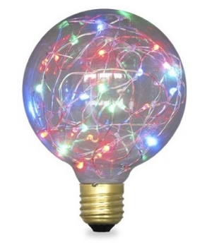 Lampada LED E27 G125 Starlight Deco 220V 2W RGB - GSC