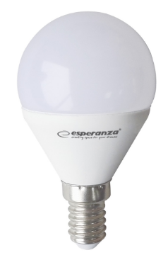Lâmpada LED G45 E14 5W Branco Q. 3000K 260Lm - ESPERANZA
