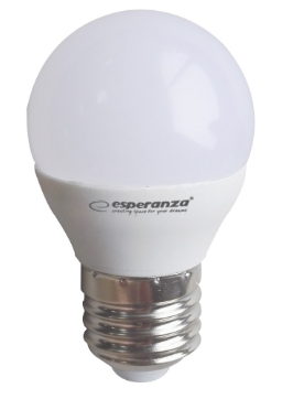 Lâmpada LED G45 E27 3W Branco Q. 3000K 260Lm - ESPERANZA