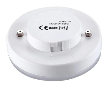 Lampada LED GX53 220V 7W Branco F. 6000K 480Lm