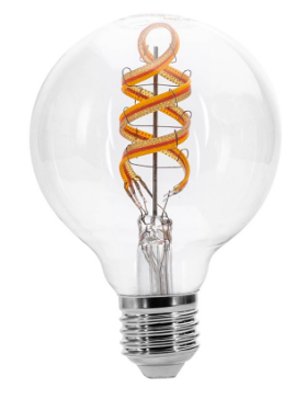 Lâmpada LED Inteligente E27 G95 Filamento Mesh Bluetooth 6W 2700K~6500K 850Lm (Transparente)