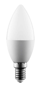 Lampada LED Opalina 220V E14 4W Branco Q. 3000K 340Lm
