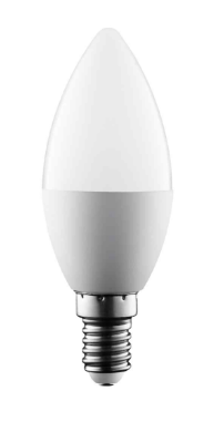 Lampada LED Opalina 220V E14 6W Branco Q. 3000K 510Lm