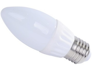 Lampada LED Opalina 220V E27 4W Branco F. 6000K 360º 340Lm