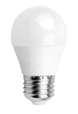 Lampada LED Opalina 220V E27 6W Branco 4000K 510Lm